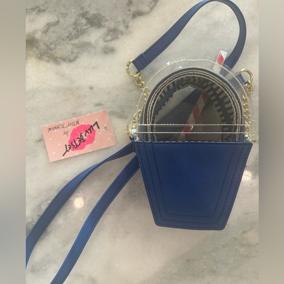 Rare Betsey Johnson Luv Cherry Ice Cream Drink Crossbody Bag NWT –Glittery Retro - Picture 4 of 4